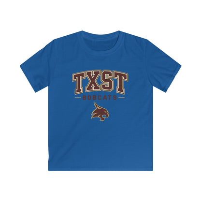Kids TXST Bobcats Tee — Youth Texas State University Spirit Shirt
