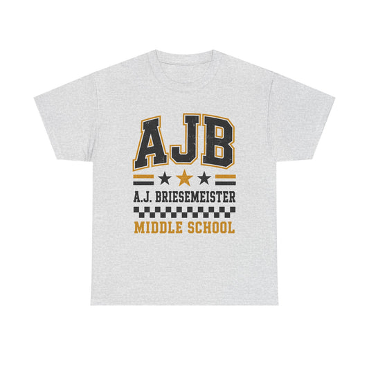 Middle School Custom Name Tee — AJB Briesemeister School Spirit Shirt