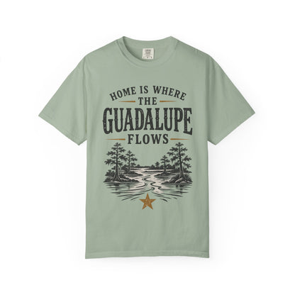 Guadalupe River T-Shirt — "Home Is Where The Guadalupe Flows" Vintage Outdoors Tee