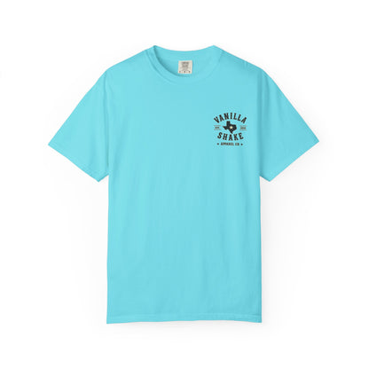 Mr. & Mrs. Shake Logo Unisex Garment-Dyed T-shirt