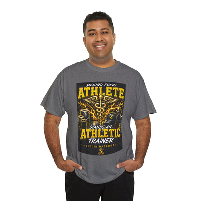 Athletic Trainer T‑Shirt — "Behind Every Athlete Stands an Athletic Trainer" Motivational Tee