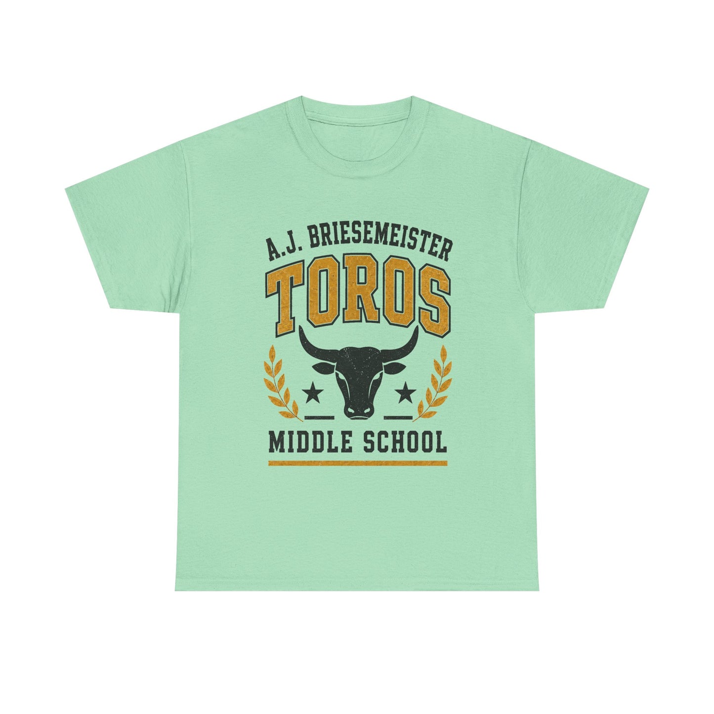 Toros Middle School Tee — A.J. Briesemeister School Spirit T-Shirt