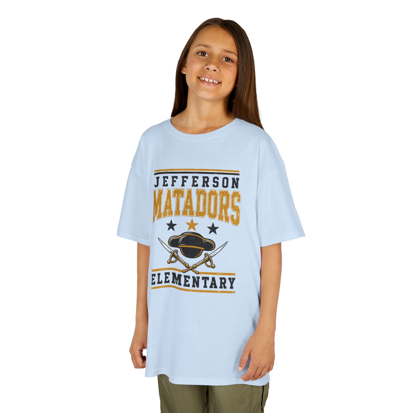 Jefferson Matadors Elementary Kids T-Shirt — School Spirit Tee