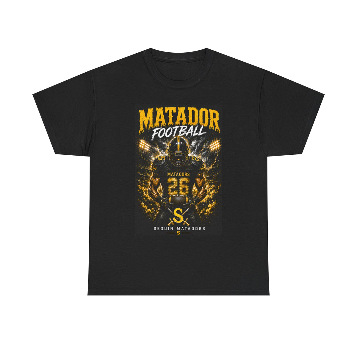 Matador Football Team Tee — Vintage Helmet Graphic Jersey Shirt