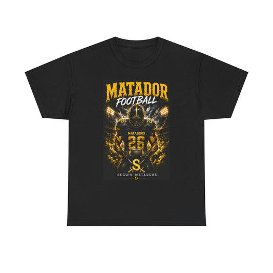 Matador Football Team Tee — Vintage Helmet Graphic Jersey Shirt