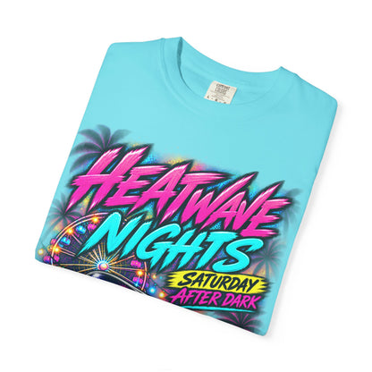 Heatwave Nights T-Shirt — Gonzales, Texas Retro Neon Party Tee