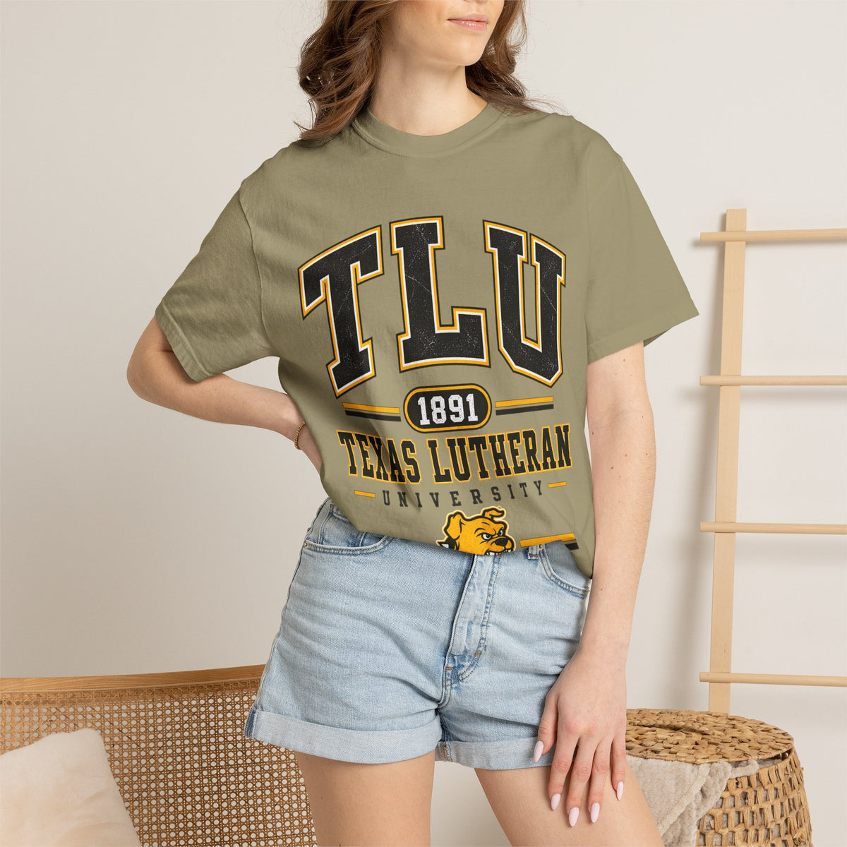 TLU Texas Lutheran University Bulldogs 1891 College T-Shirt