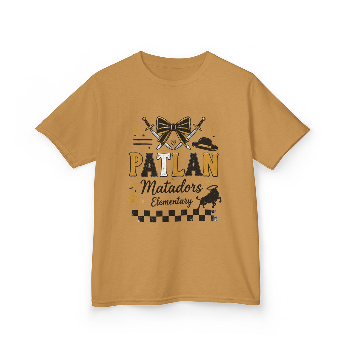 Patlan Matadors Elementary Kids T-Shirt — School Spirit Tee
