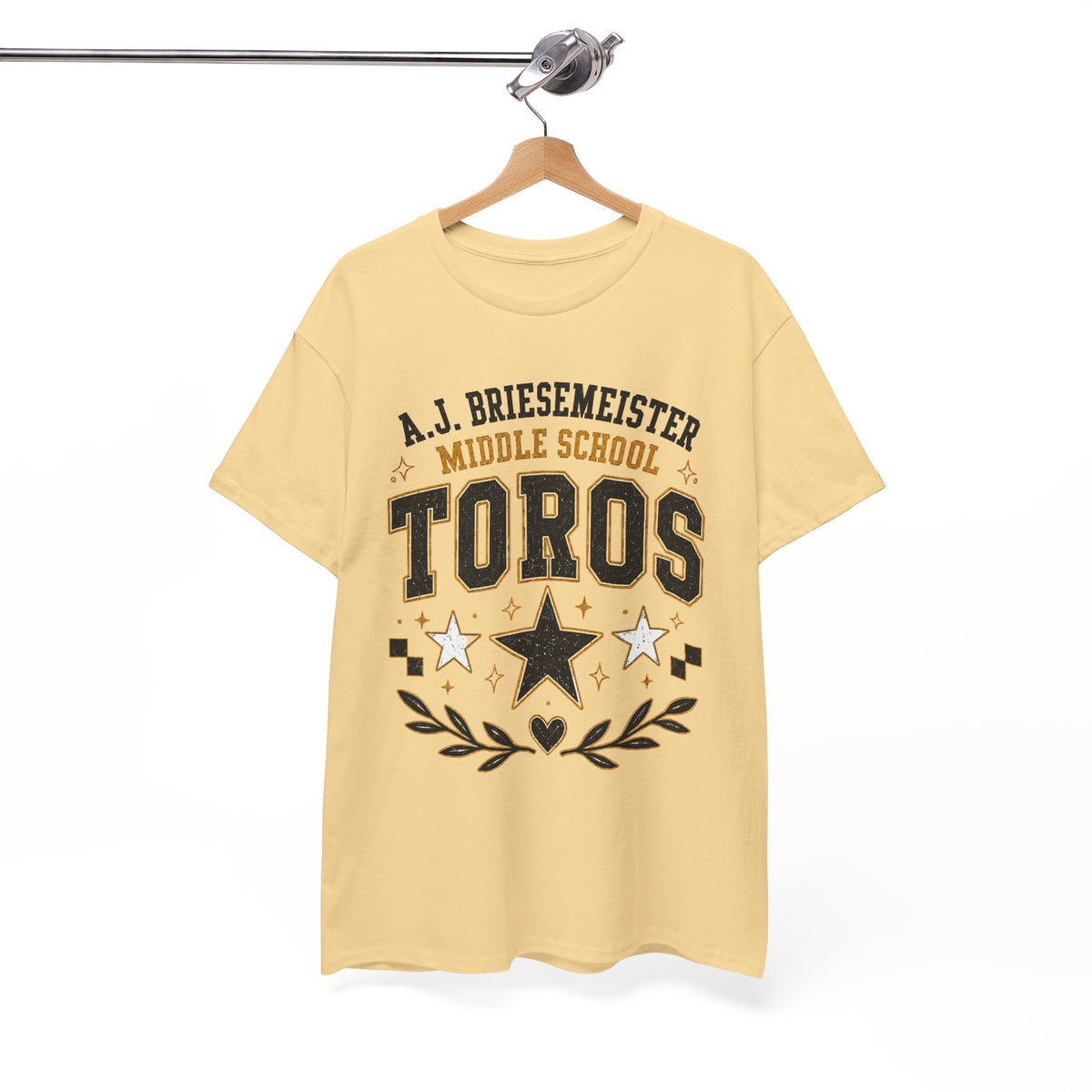 Toros Middle School Tee – A.J. Briesmeister School Spirit Shirt