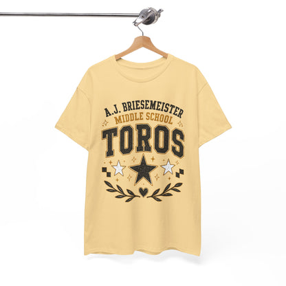 Toros Middle School Tee – A.J. Briesmeister School Spirit Shirt