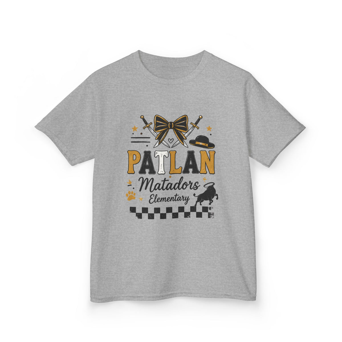 Patlan Matadors Elementary Kids T-Shirt — School Spirit Tee