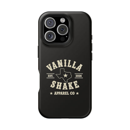Black w/Ivory Logo lmpact-Resistant Phone Cases