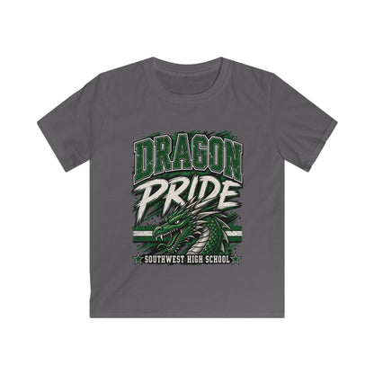 Dragon Pride Kids T-Shirt — Southwest High School Mascot Tee