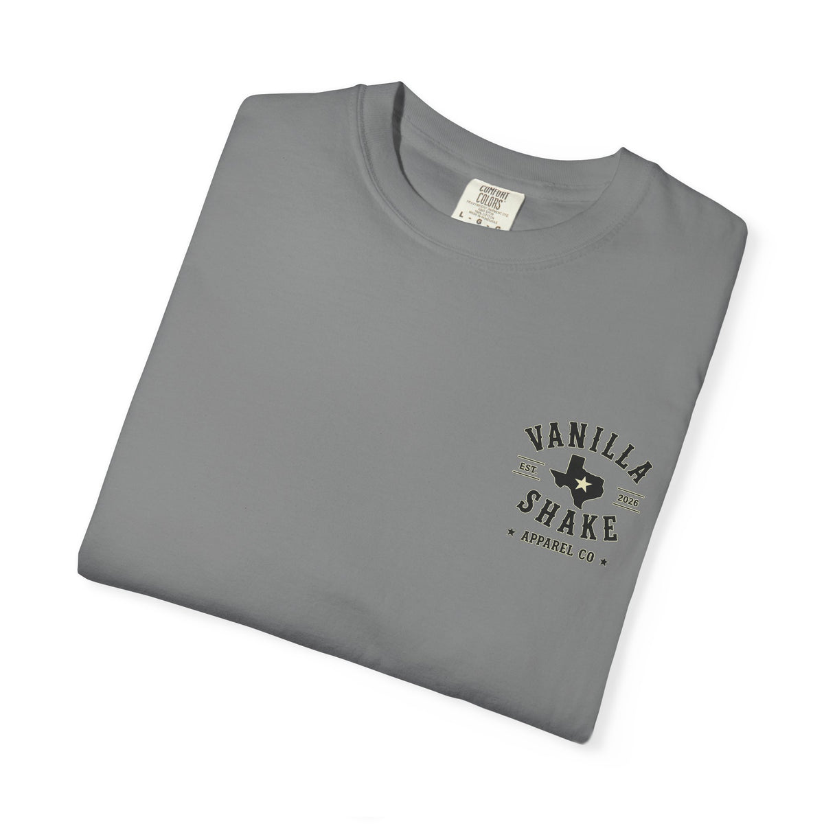 Mr. & Mrs. Shake Logo Unisex Garment-Dyed T-shirt