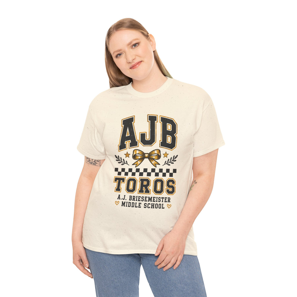 AJB Toros Middle School T-Shirt — AJ Bresemeister School Spirit Tee