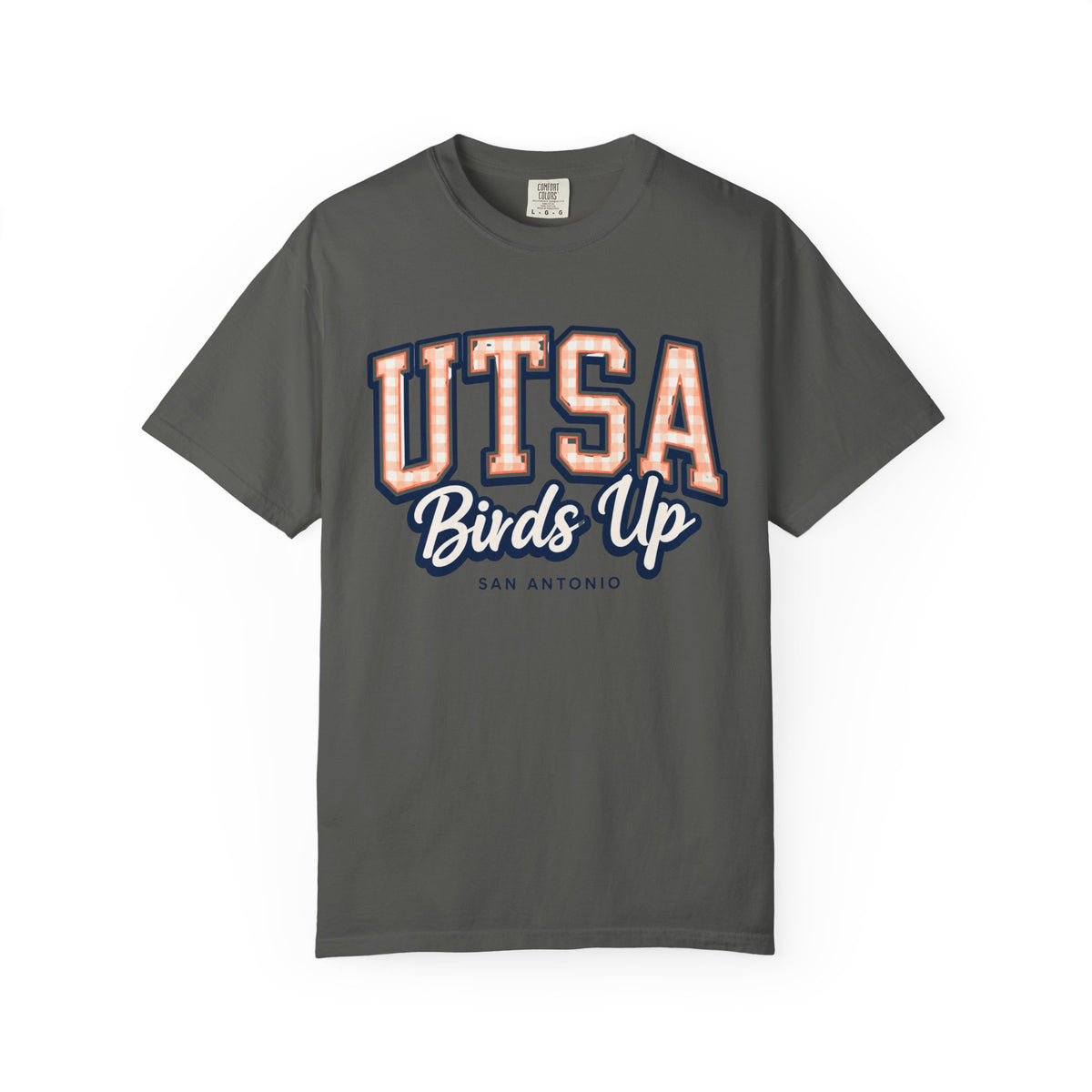 UTSA Birds Up T-Shirt — San Antonio Orange Garment-Dyed Tee