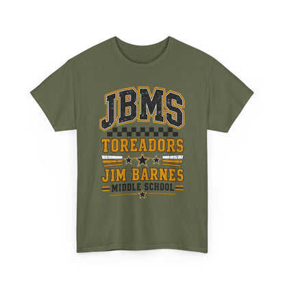 Jim Barnes Middle School Toreadors Tee — JBMS School Spirit T-Shirt