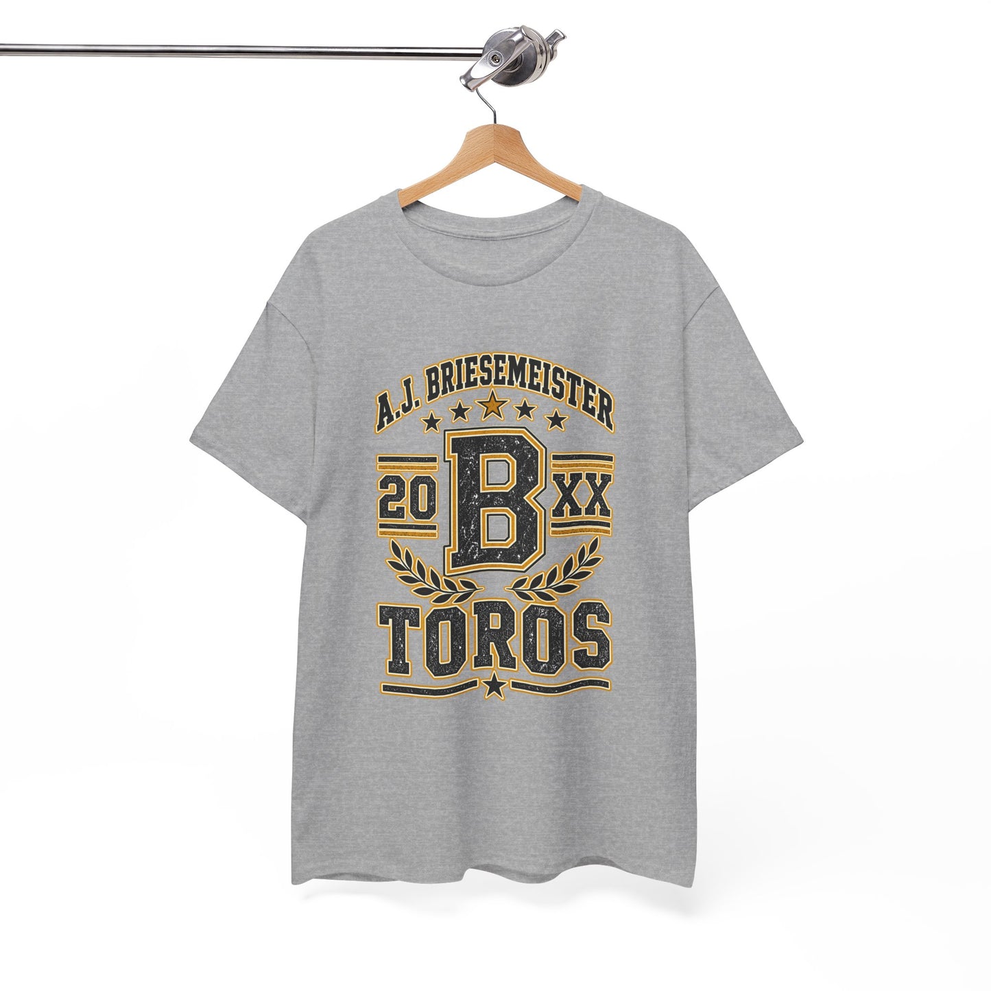 Toros Sports Crest Tee — A.J. Briesemeister Vintage Athletic Shirt