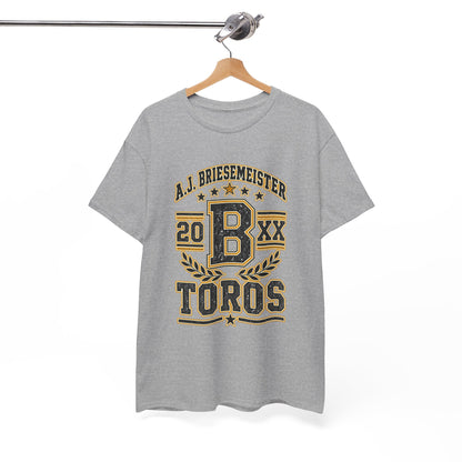Toros Sports Crest Tee — A.J. Briesemeister Vintage Athletic Shirt