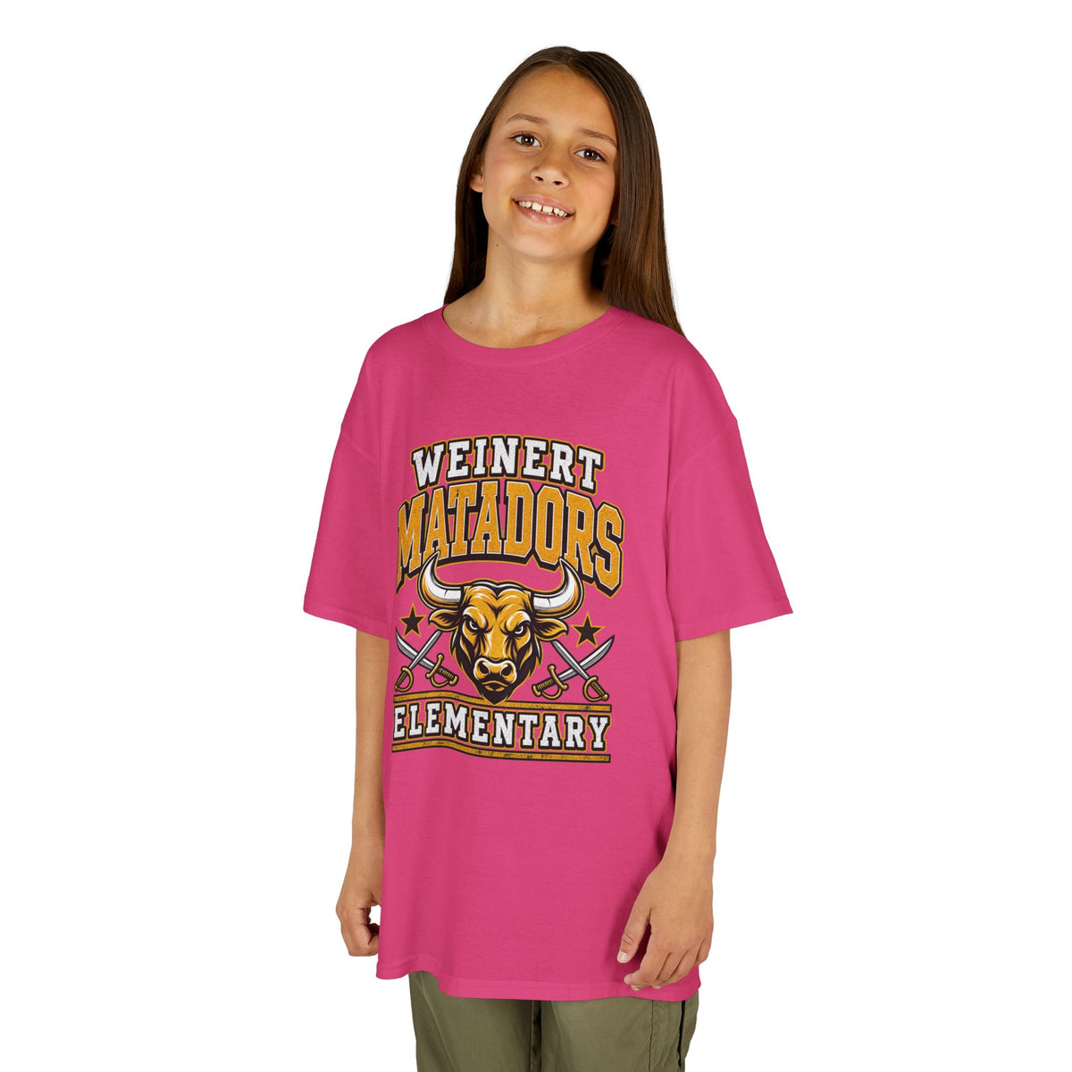 Weinert Matadors Elementary Kids T-Shirt — School Mascot Tee