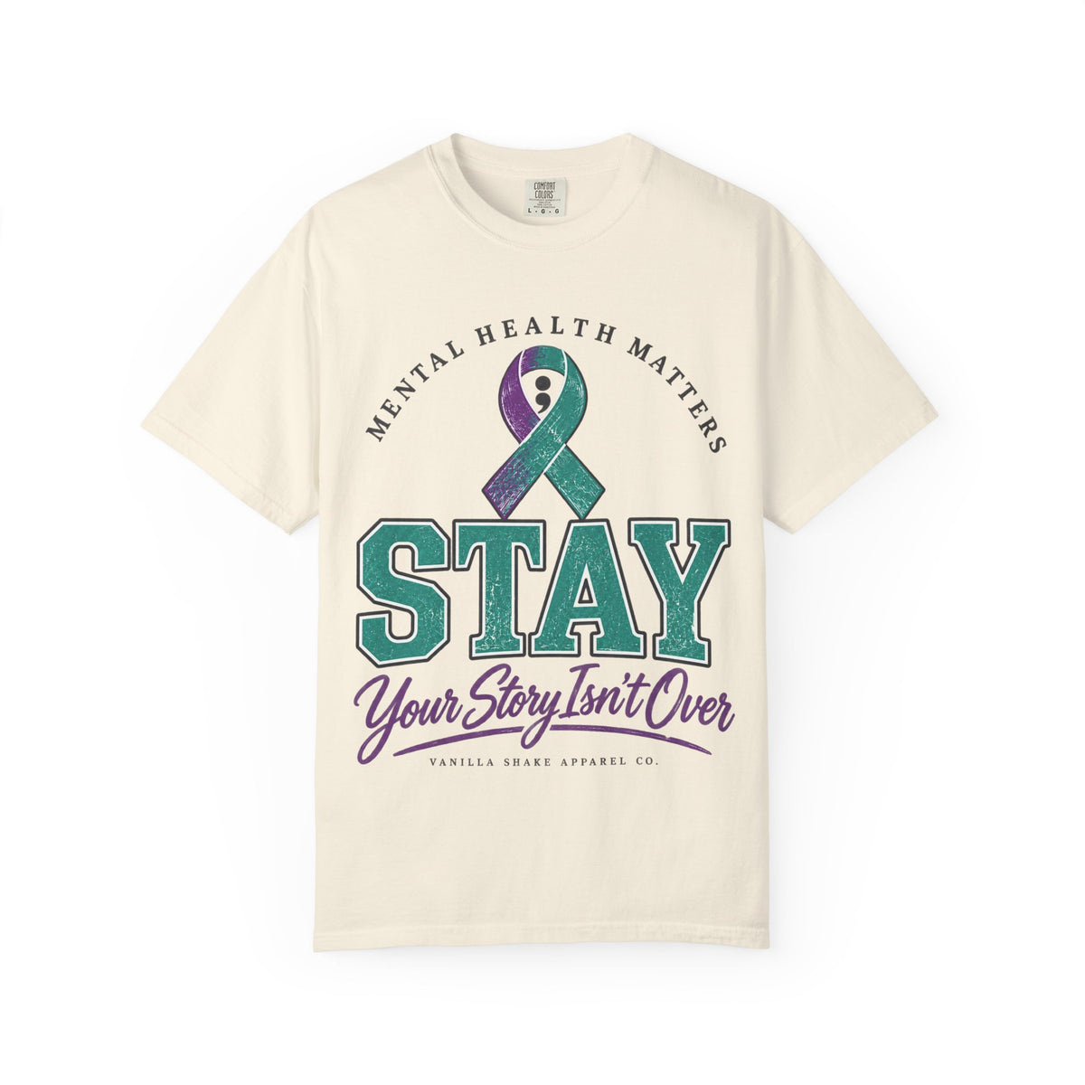 Mental Health Awareness 'Stay — Your Story Isn't Over' T-Shirt