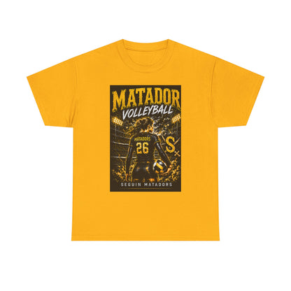 Matador Volleyball Team Tee — Sequoia Matadors Jersey Design