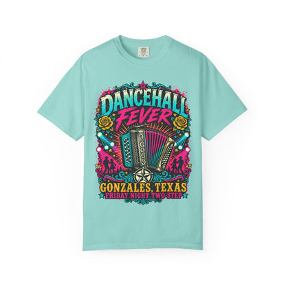 Dancehall Fever Accordion T-Shirt — Gonzales, Texas Friday Night Two-Step
