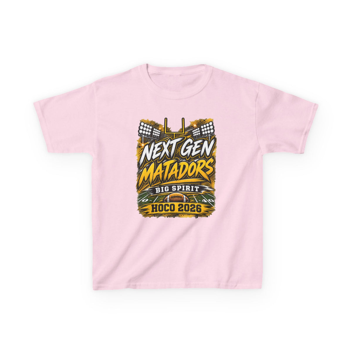 Kids Tee — "Next Gen Matadors" HOCO 2026 Big Spirit School Spirit Shirt
