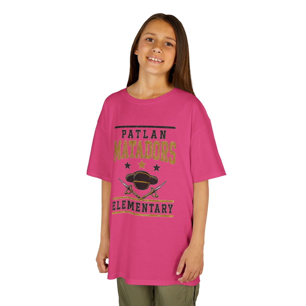 Patlan Matadors Elementary Kids T‑Shirt — School Spirit Tee
