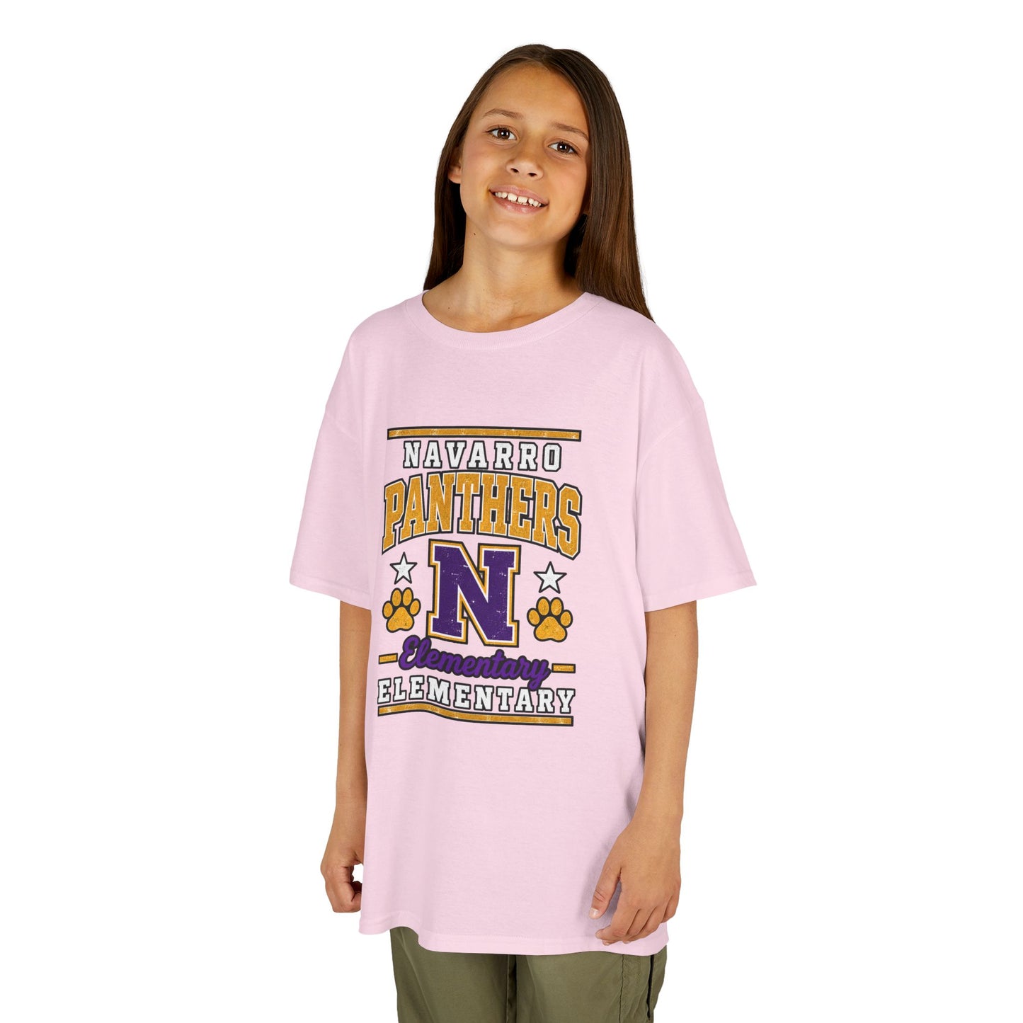 Navarro Panthers Kids T-Shirt — 'N' Elementary School Spirit Tee
