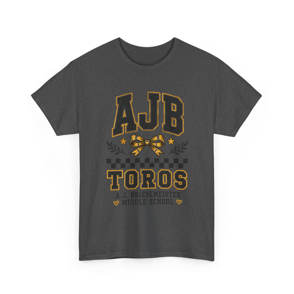 AJB Toros Middle School T-Shirt — AJ Bresemeister School Spirit Tee
