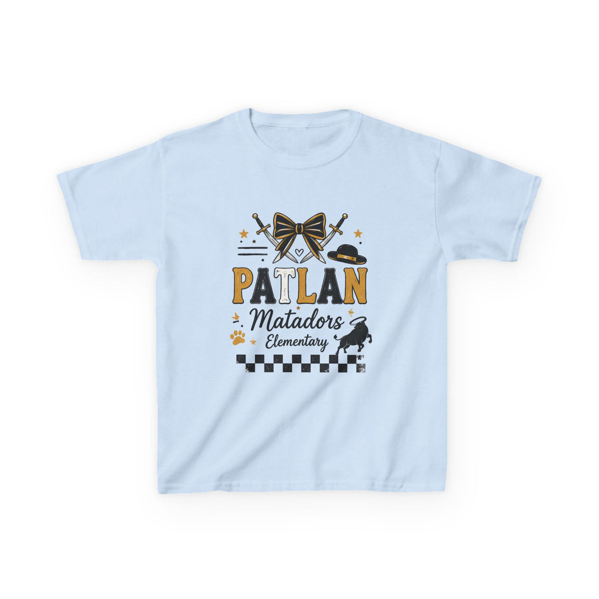 Patlan Matadors Elementary Kids T-Shirt — School Spirit Tee