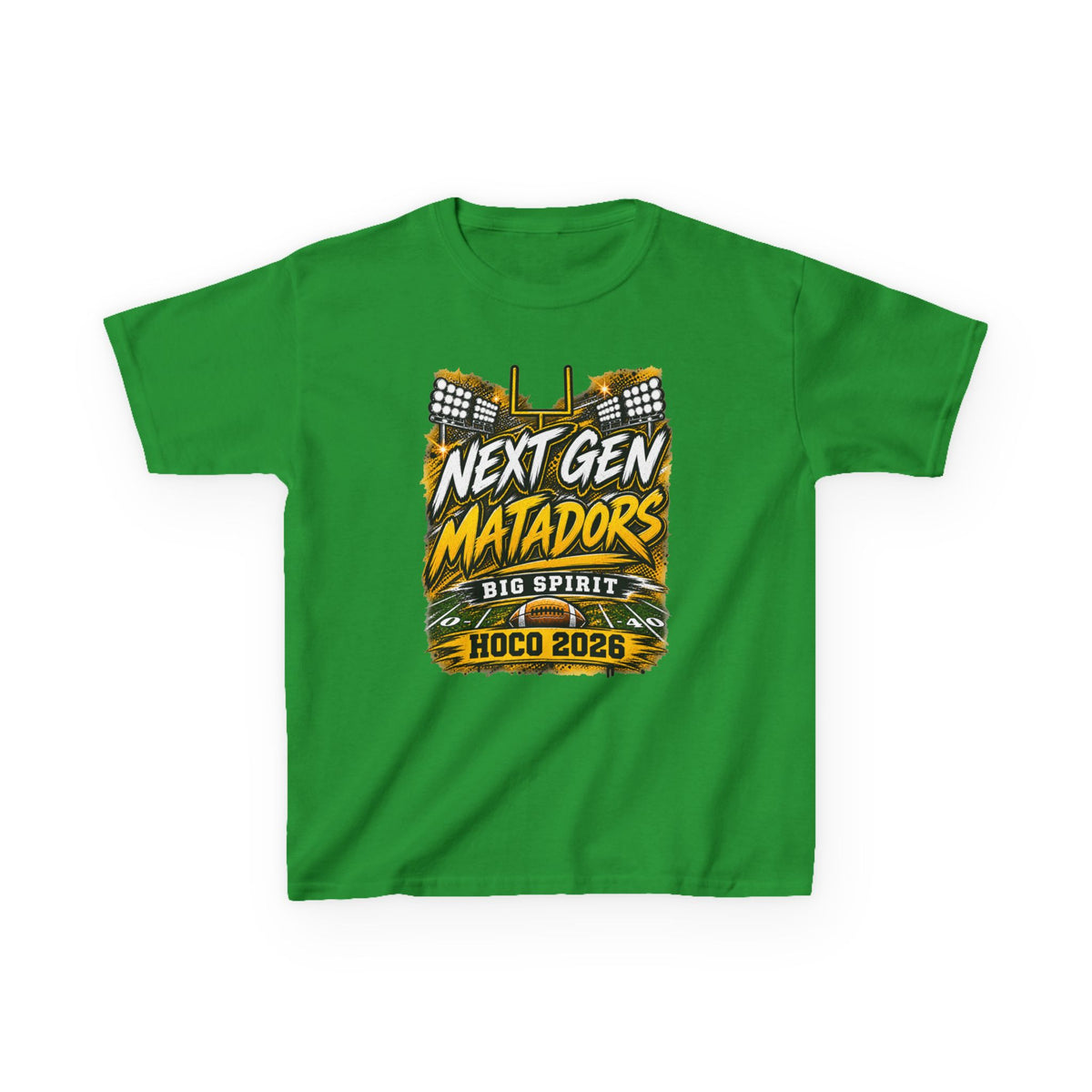 Kids Tee — "Next Gen Matadors" HOCO 2026 Big Spirit School Spirit Shirt
