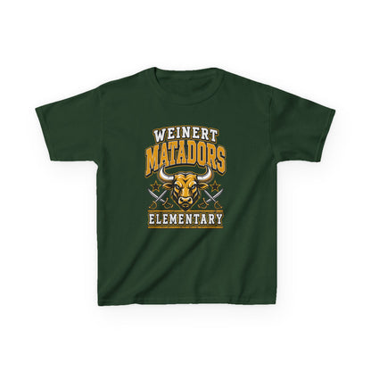 Weinert Matadors Elementary Kids T-Shirt — School Mascot Tee