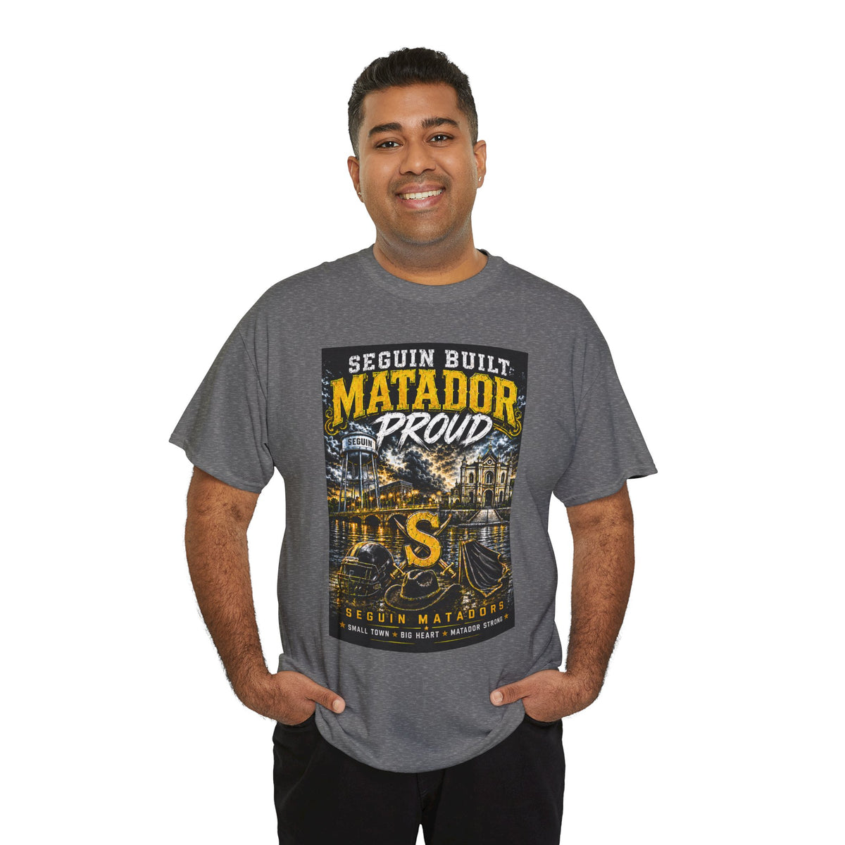 Matador Proud T‑Shirt — Seguin Built Community Tee