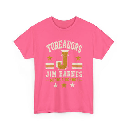 Toreadors Jim Barnes School Letterman Tee — Vintage School Spirit T-Shirt