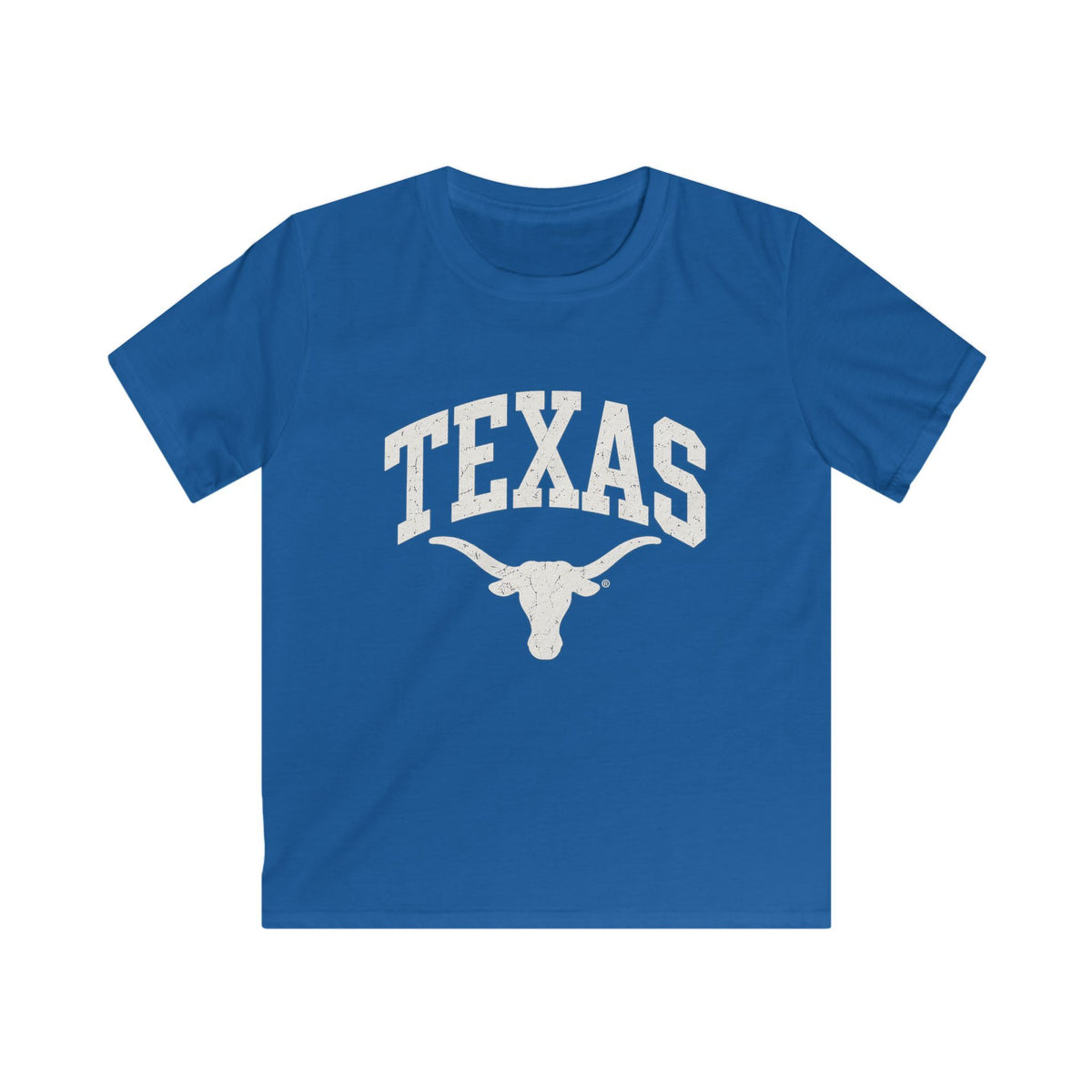 Kids Texas Longhorns Graphic Tee — Vintage Sports School Spirit Shirt