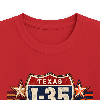 Kids I-35 Showdown Football Tee — Texas State vs UTSA Game Day Shirt