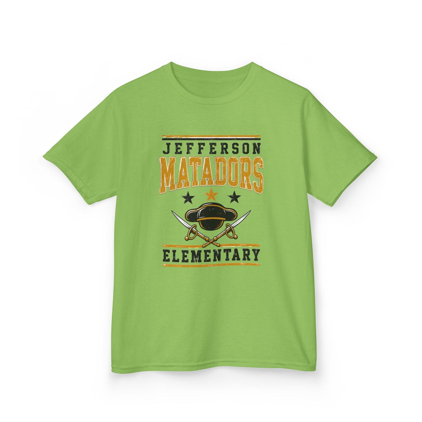 Jefferson Matadors Elementary Kids T-Shirt — School Spirit Tee