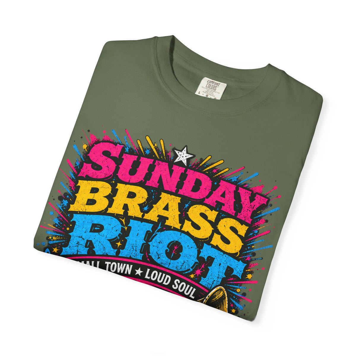 Sunday Brass Riot T‑Shirt — Gonzales Texas Band Tee