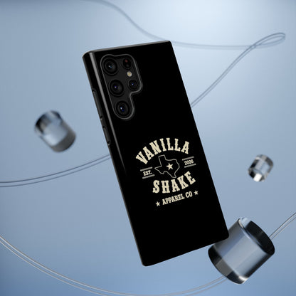 Black w/Ivory Logo lmpact-Resistant Phone Cases
