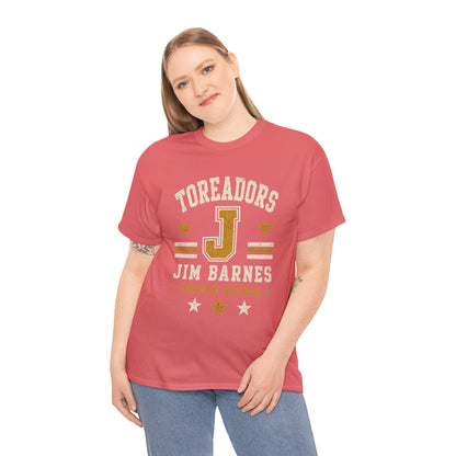 Toreadors Jim Barnes School Letterman Tee — Vintage School Spirit T-Shirt