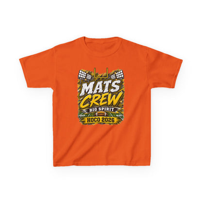 Kids Tee — "Mats Crew Big Spirit Hoco 2026" Football Crewneck