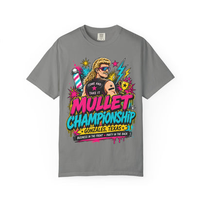 Mullet Championship T-Shirt — "Business in the Front, Party in the Back" Retro Graphic Tee