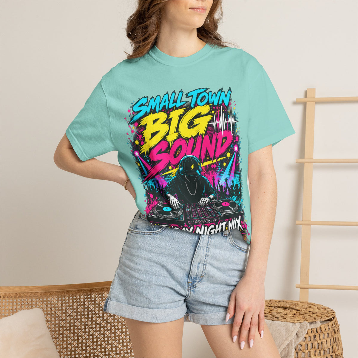 Small Town Big Sound DJ T-Shirt — Friday Night Mix Graphic Tee