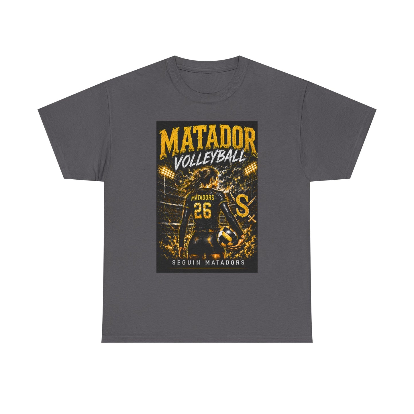 Matador Volleyball Team Tee — Sequoia Matadors Jersey Design