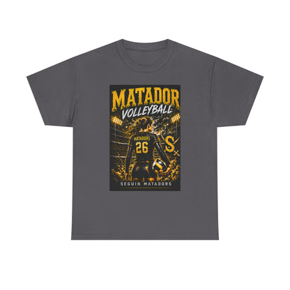 Matador Volleyball Team Tee — Sequoia Matadors Jersey Design