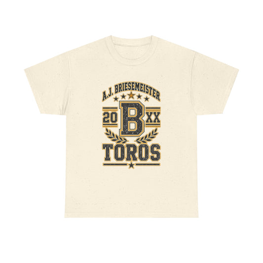 Toros Sports Crest Tee — A.J. Briesemeister Vintage Athletic Shirt