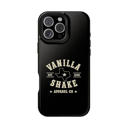 Black w/Ivory Logo lmpact-Resistant Phone Cases