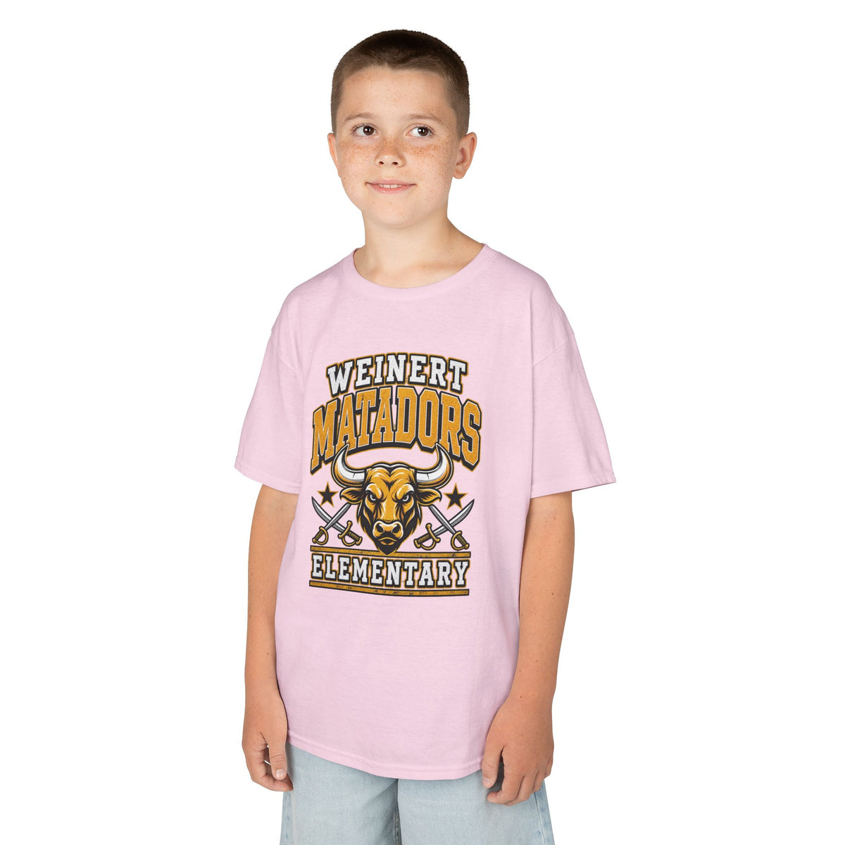 Weinert Matadors Elementary Kids T-Shirt — School Mascot Tee